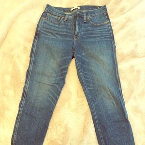 Madewell Slim Straight Blue Jeans